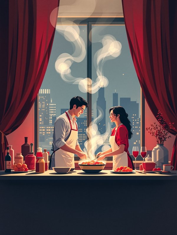 影片《婚姻练习册》海报,发生在上海的都市情感剧、婚姻作品